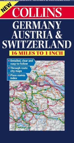 Book Germany, Austria and Switzerland Road Map free