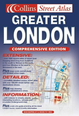 Book Collins Greater London Street Atlas (STREET & STREEF) free