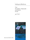 Book EDITION BREITKOPF BEETHOVEN LUDWIG VAN - KLAVIERTRIO ES-DUR OP. 1/1 - VIOLIN, CELLO, PIANO Partition classique Ensemble et orchestre Ensemble mixte free