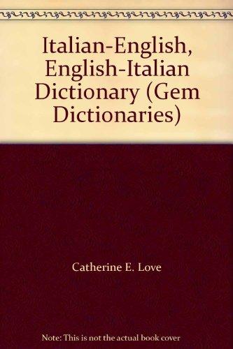 Book Collins Gem Dictionary, Italian-English free