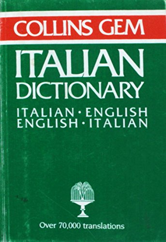 Book Collins Gem Italian English English Ital (Gem Dictionaries) free