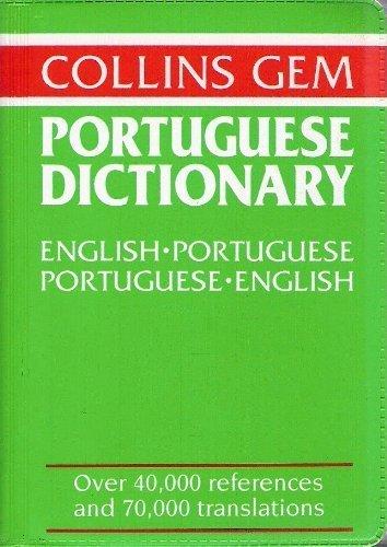 Book Collins Gem Dictionary, Portuguese-English free