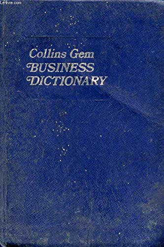 Book Business Dictionary (gem Dictionaries) free