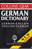 Book Collins Gem German Dictionary free