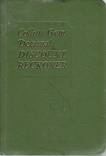 Book Collins Gem Decimal Discount Reckoner For All Decimal Currencies free