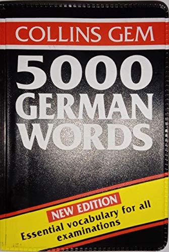 Book Collins Gem 5000 German Words (Collins Gems) free