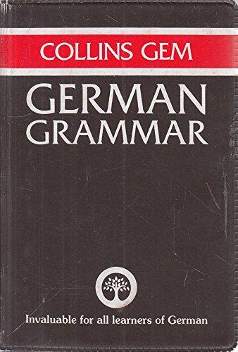 Book Collins Gem German Grammar (Collins Gems) free