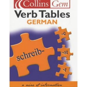Book Collins Gem German Verb Tables (Collins Gems) free