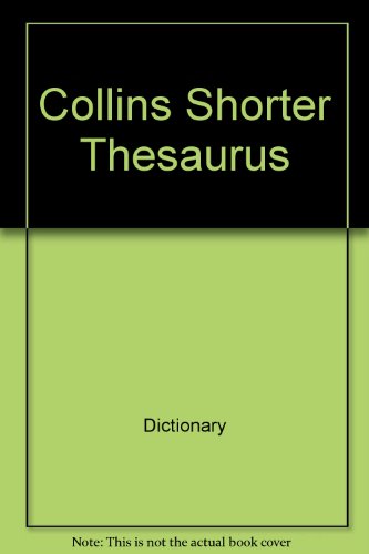 Book Collins Shorter English Thesaurus in A-Z Form free