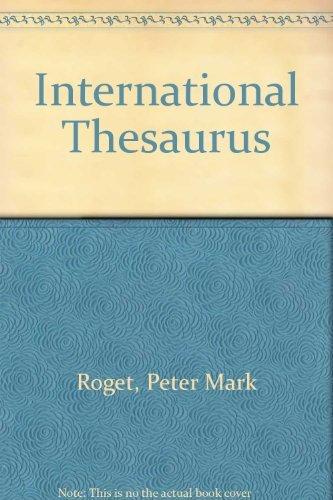 Book Roget's International Thesaurus free