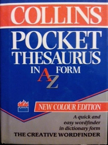 Book Collins Pocket Thesaurus in A-Z Form free