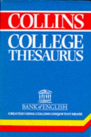 Book Collins College Thesaurus free