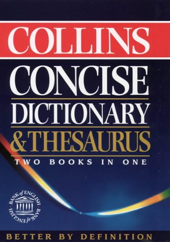 Book Collins Concise Dictionary and Thesaurus free