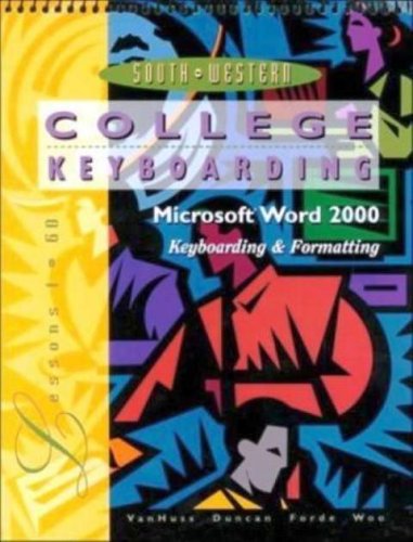 Book College Keyboarding, Microsoft Word 2000, Lessons 1-60: Text Only free
