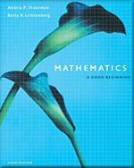 Book Mathematics: A Good Beginning-text Only free