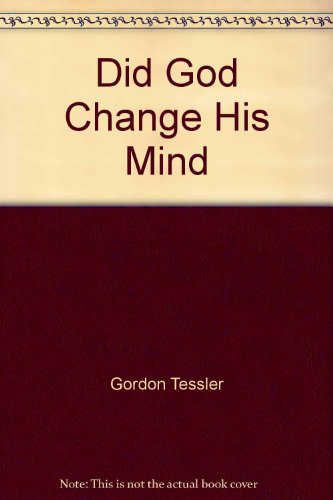 Book Did God Change His Mind: free