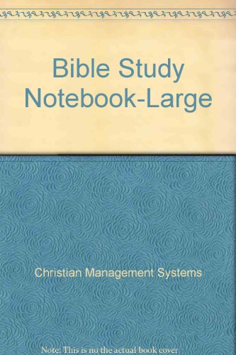 Book Bible Study Notebook-large: free