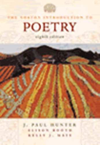 Book Norton Introduction To Poetry (8th Edition) Text Only free