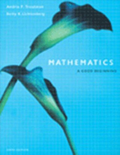 Book Title: Mathematics:good Beginning-w/c free