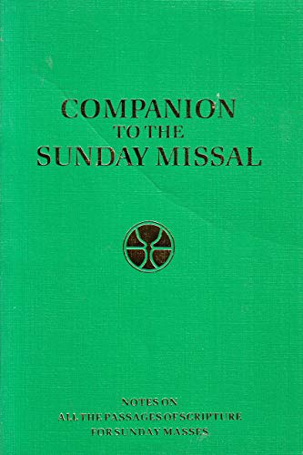 Book Companion To The Sunday Missal free