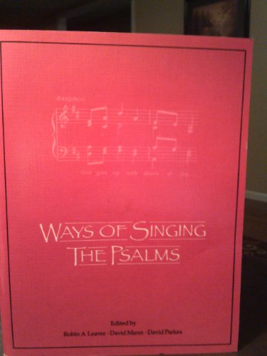 Book Ways Of Singing The Psalms free