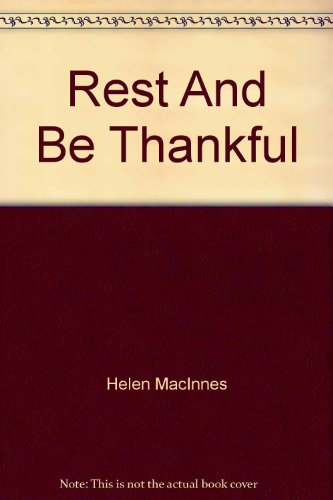 Book Rest and Be Thankful free