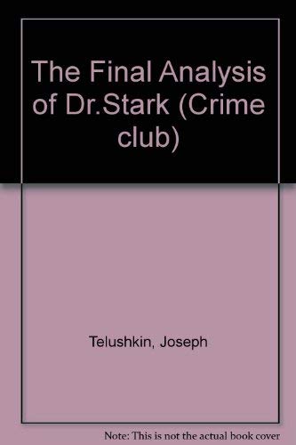 Book The Final Analysis of Dr.Stark (Crime Club) free