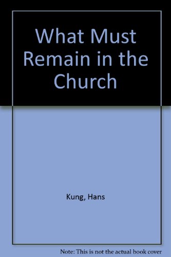 Book What Must Remain in the Church free