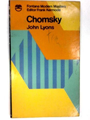 Book Chomsky (Fontana modern masters) free