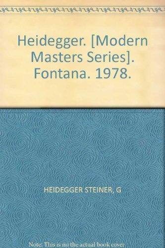 Book Heidegger (Modern Masters) free