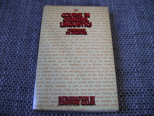 Book Course in general linguistics free