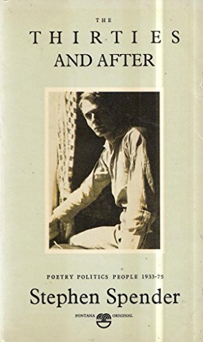 Book Thirties and After Poetry Politics People free