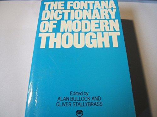 Book The Fontana Dictionary Of Modern Thought free