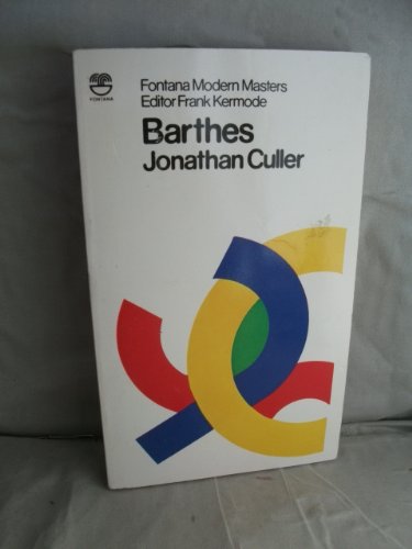 Book Barthes (Modern masters) free