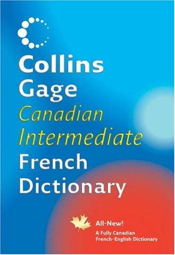 Book Collins Gage Canadian Intermediate French Dictionary free