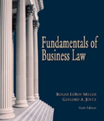 Book Fundamentals Of Business Law - Text Only free
