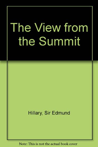 Book The View from the Summit free