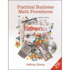 Book Practical Business Math Procedures W/DVD free