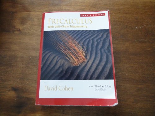 Book Precalculus : With Unit-circle Trigonometry- Text Only free