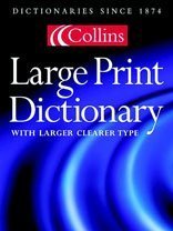Book Collins Large Print Dictionary free