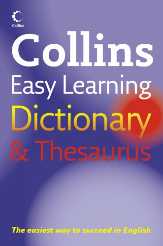 Book Collins Easy Learning Dictionary and Thesaurus free