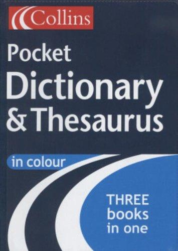 Book Collins Pocket Dictionary and Thesaurus free