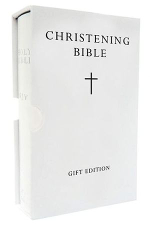 Book HOLY BIBLE: King James Version (KJV) White Compact Christening Edition free