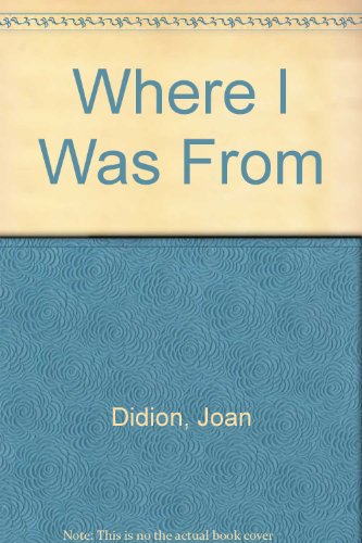 Book Where I Was From free