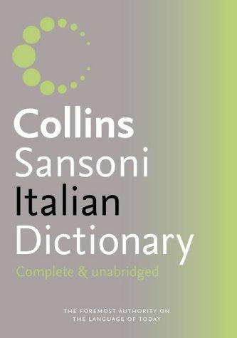 Book Collins Sansoni Italian Dictionary free