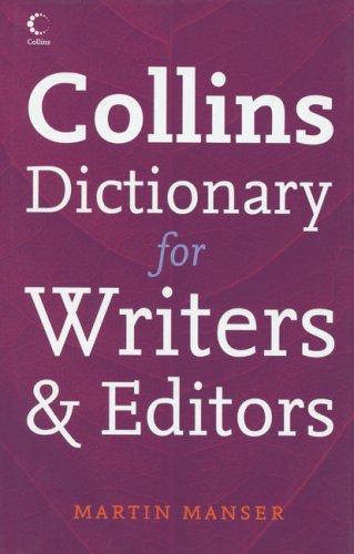 Book Collins Dictionary for Writers and Editors free