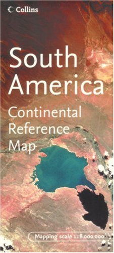 Book South America Continental Reference Map by Collins (English, Spanish, French, German and Japanese Edition) free