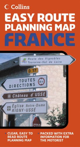 Book Collins Easy Route Planning Map France (international Maps) free