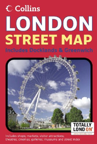Book London Map include Docklands and Greenwich Collins (LONDON MAPS) free