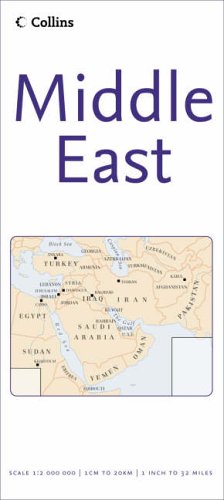 Book Middle East Map by Collins (WORLD TRAVEL MA) free